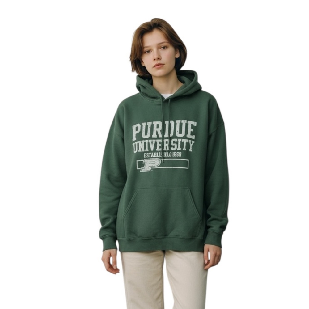 Purdue University Graphic Hoodie Collegiate Sweatshirt